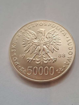 50 tys Józef Piłsudski 1988 r