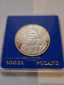 500 zł Kazimierz III Wielki 1987 r