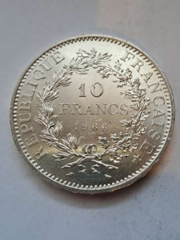 Francja 10 Franków Herkules 1966 r