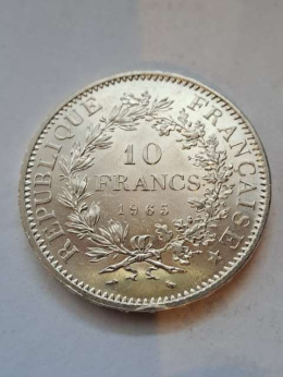 Francja 10 Franków Herkules 1965 r