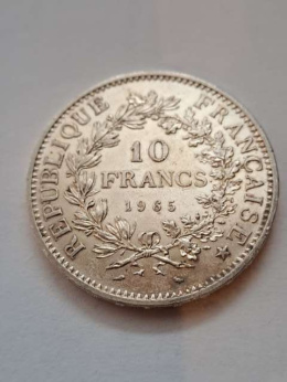 Francja 10 Franków Herkules 1965 r