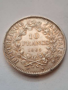 Francja 10 Franków Herkules 1965 r