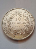 Francja 10 Franków Herkules 1967 r