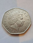 Wielka Brytania 50 pence 2006 r