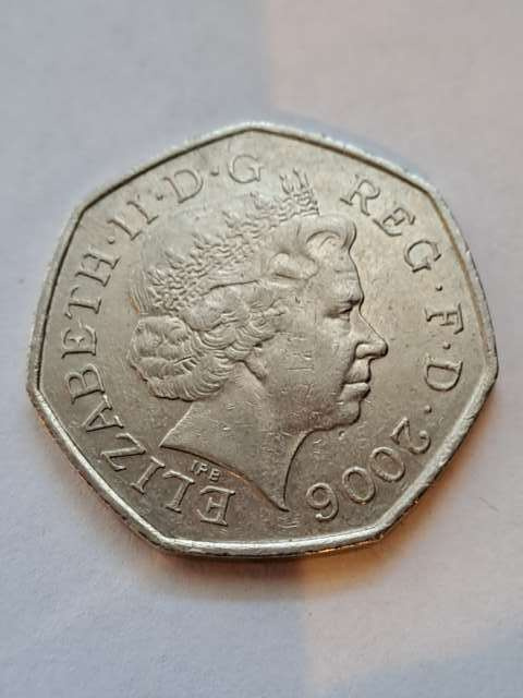 Wielka Brytania 50 pence 2006 r