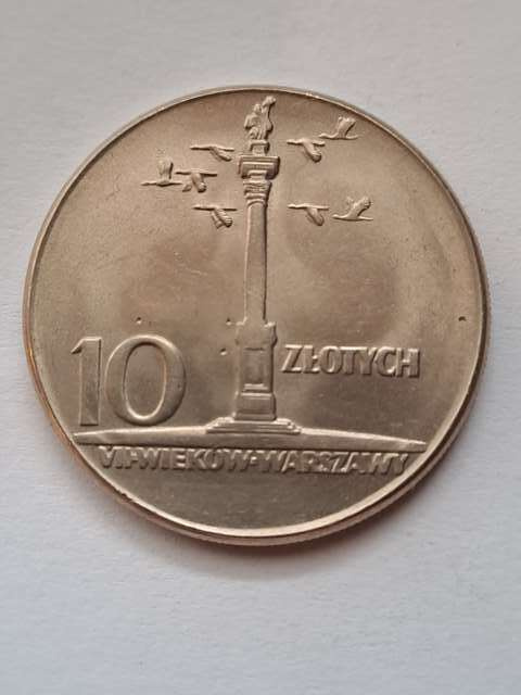 10 zł Kolumna Zygmunta Duża 1965 r