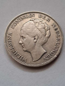 Holandia 1 Gulden Wilhelmina 1929 r