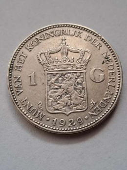 Holandia 1 Gulden Wilhelmina 1929 r