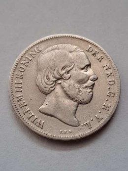 Holandia 1 Gulden Willem III 1858 r