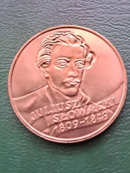 2 zł Juliusz Słowacki 1999 r