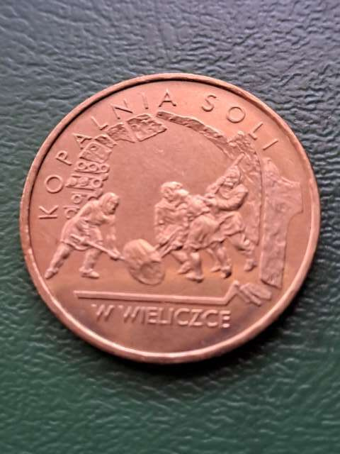 2 zł Kopalnia Soli w Wieliczce 2001 r