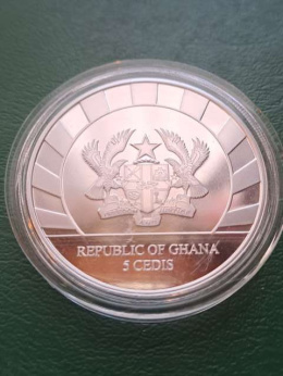 Ghana 5 Cedis Nosorożec 2021 r