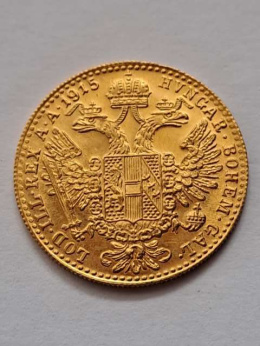 Austria Dukat 1915 r nowe bicie