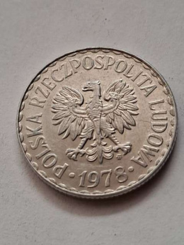1 złoty 1978 r znak