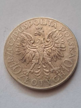 10 zł Głowa Kobiety 1933 r