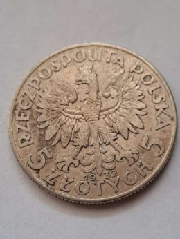 5 zł Głowa Kobiety 1932 r