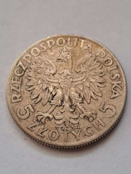 5 zł Głowa Kobiety 1934 r