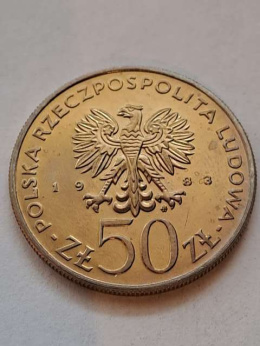 50 zł Jan III Sobieski 1983 r