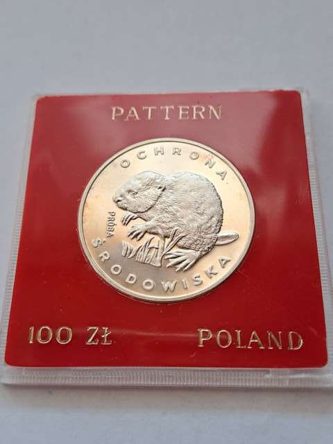100 zł Ochrona Środowiska Bóbr 1978 r próba