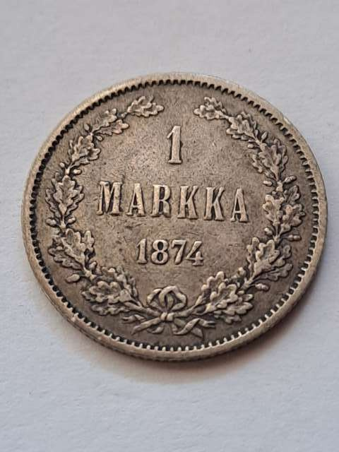 Finlandia 1 Markka 1874 r