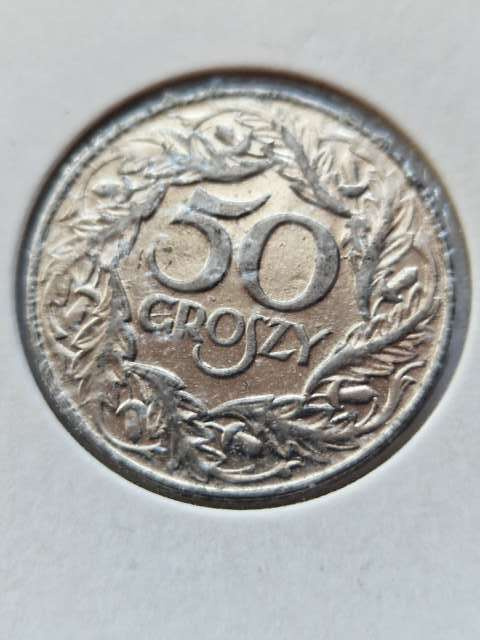 Generalna Gubernia 50 Groszy 1938 r znak