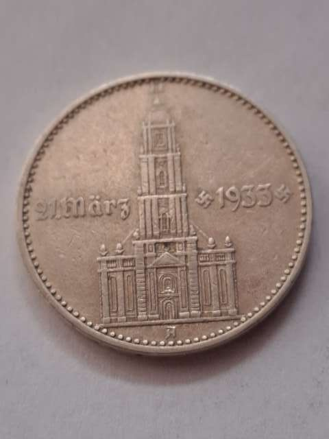 Niemcy 2 Marki Kościół III Rzesza 1934 r A