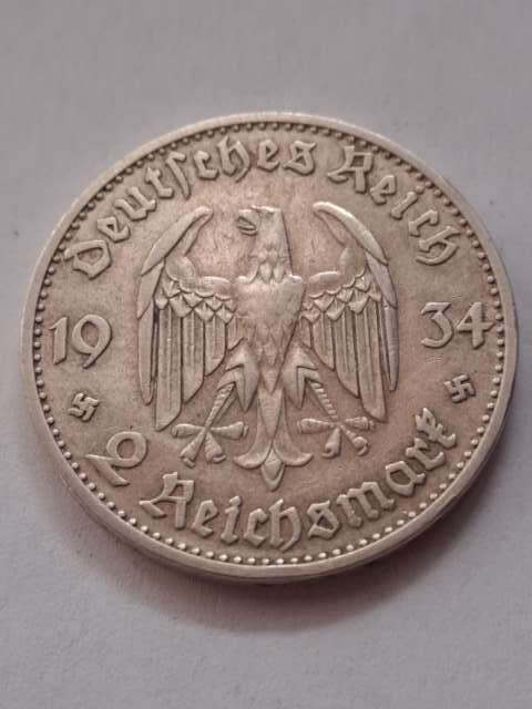 Niemcy 2 Marki Kościół III Rzesza 1934 r D