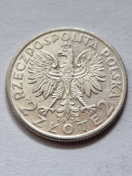 2 zł Głowa Kobiety 1934 r