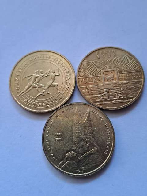 2 zł Wyszyński Ateny Pekin