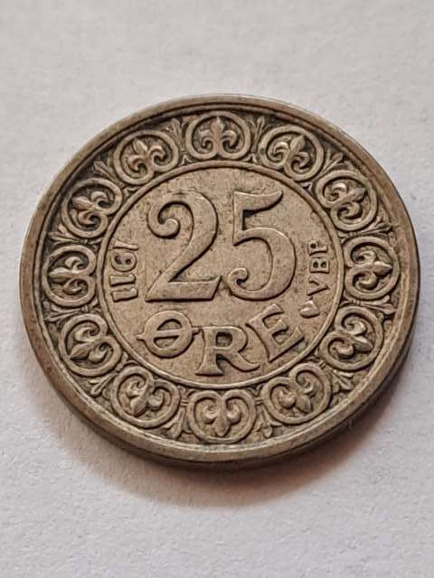 Dania 25 Ore Fryderyk VIII 1911 r
