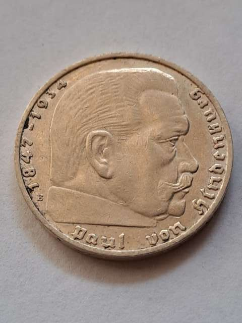 Niemcy 2 Marki Hindenburg 1937 r E