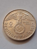 Niemcy 2 Marki Hindenburg 1937 r E
