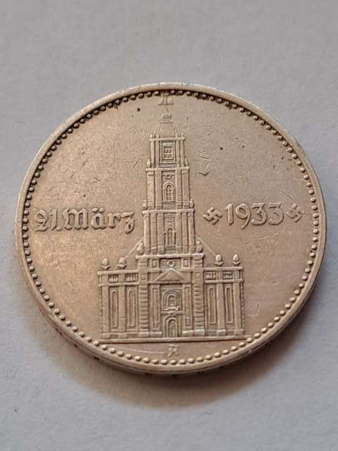 Niemcy 2 Marki Kościół III Rzesza 1934 r A