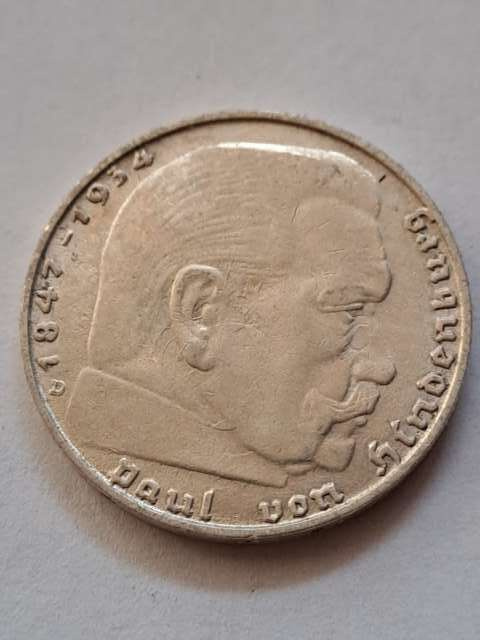 Niemcy 2 Marki Hindenburg 1937 r D