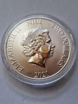 Niue 2 Dolary Piraci z Karaibów 2021 r