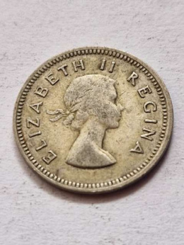 Suid Afrika 3 pensy Elżbieta II 1954 r