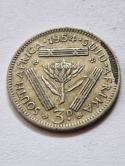 Suid Afrika 3 pensy Elżbieta II 1954 r