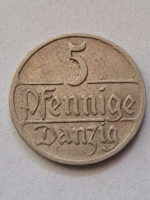 WMG 5 Fenigów 1928 r