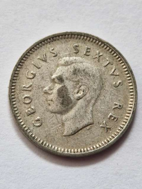 Suid Afrika 3 pensy Jerzy VI 1952 r