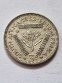 Suid Afrika 3 pensy Jerzy VI 1952 r