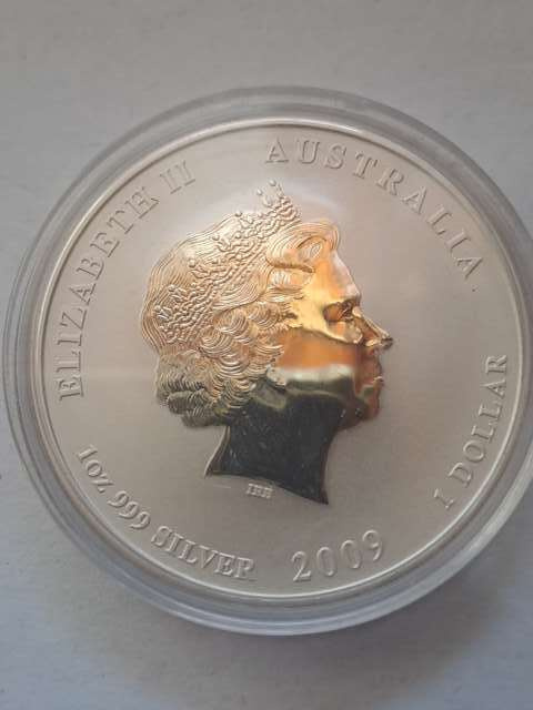 Australia 1 Dolar Rok Byka 2009 r