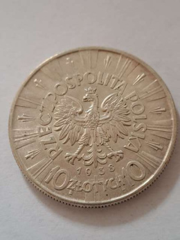 10 zł Józef Piłsudski 1938 r rzadszy