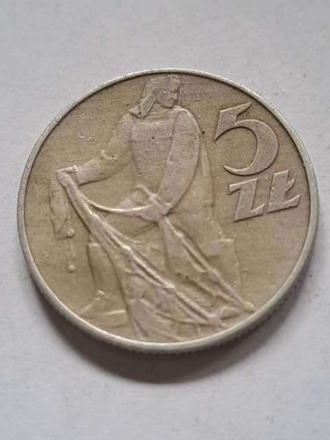 5 zł Rybak 1974 r