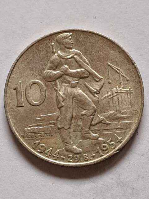 Czechosłowacja 10 Koron 1944-1954 r