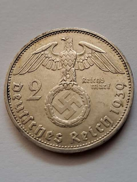 Niemcy 2 Marki Hindenburg 1939 r F
