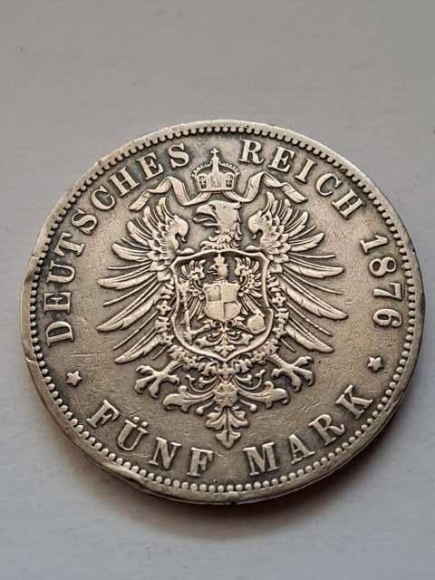 Niemcy 5 Marek Prusy 1876 r