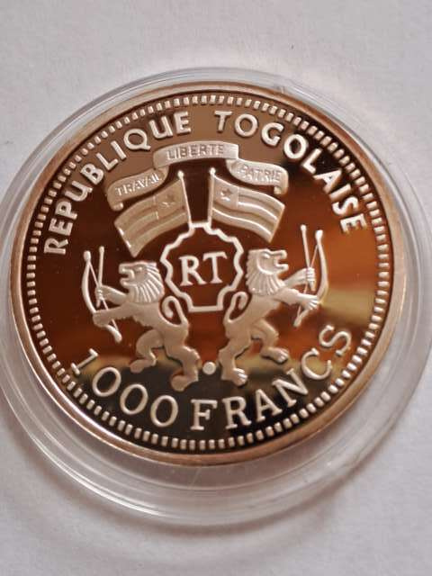 Togo 1000 franków Martin Luther 1999 r
