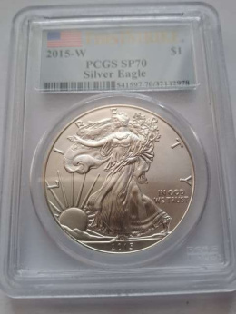 USA Dollar Liberty 2015 r PCGS SP70