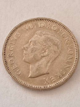 Wielka Brytania 6 Pensów Jerzy VI 1940 r