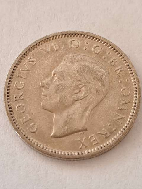 Wielka Brytania 6 Pensów Jerzy VI 1940 r